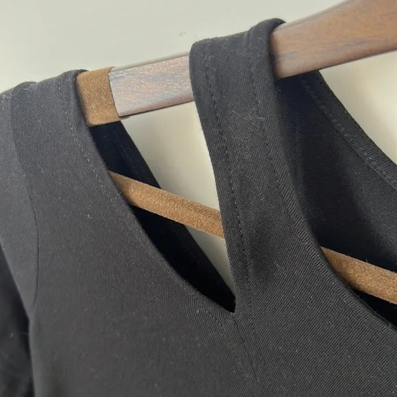 RACHEL Rachel Roy Black Top Size M - Picture 3 of 4